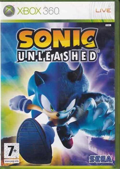 Sonic Unleashed - XBOX 360 (B Grade) (Genbrug)